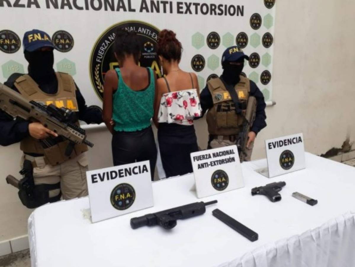 Detienen a dos menores de edad en poder de armas automáticas en valle de Amarateca