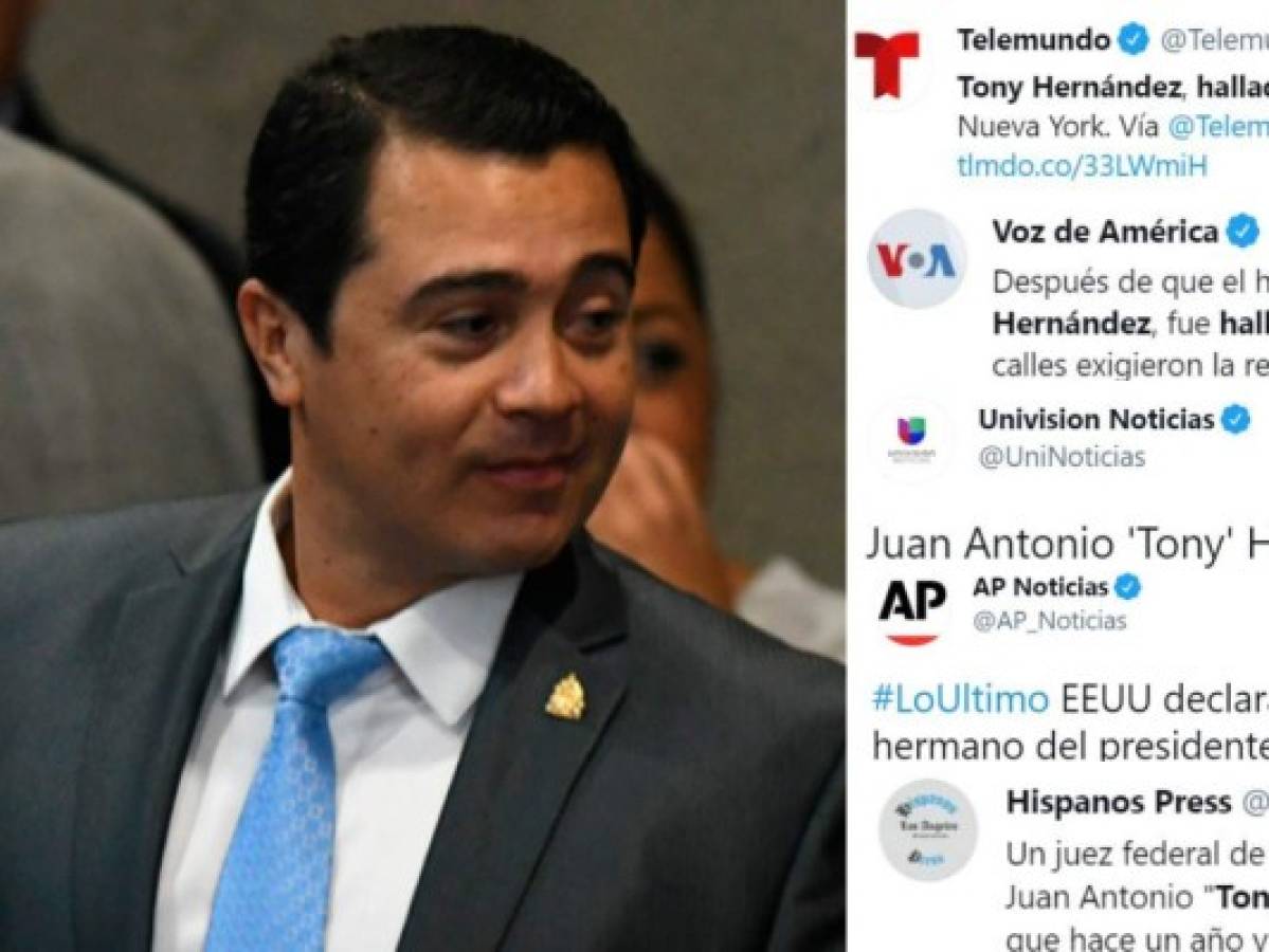 'Tony' Hernández recibe cadena perpetua y así lo informa el mundo