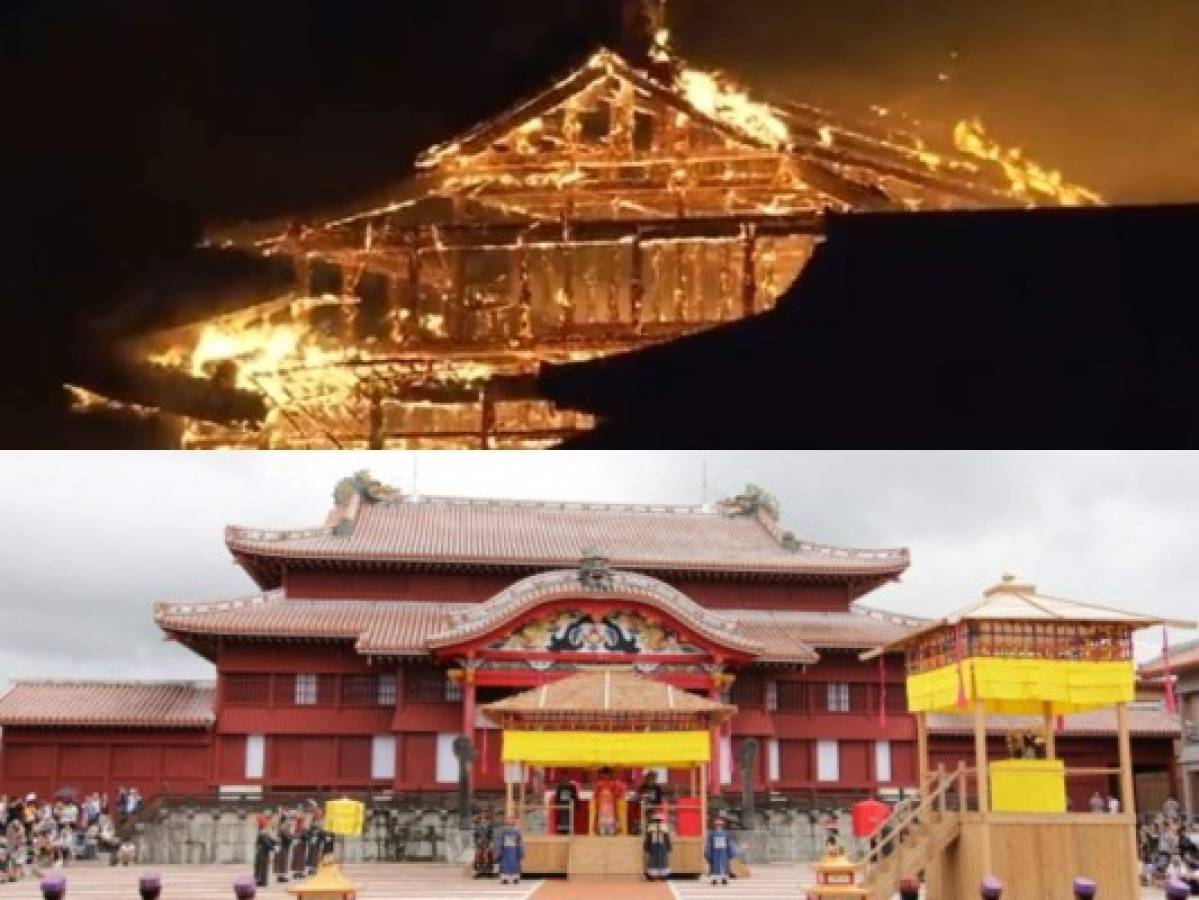 Incendio consume el emblemático Castillo Shuri en Japón