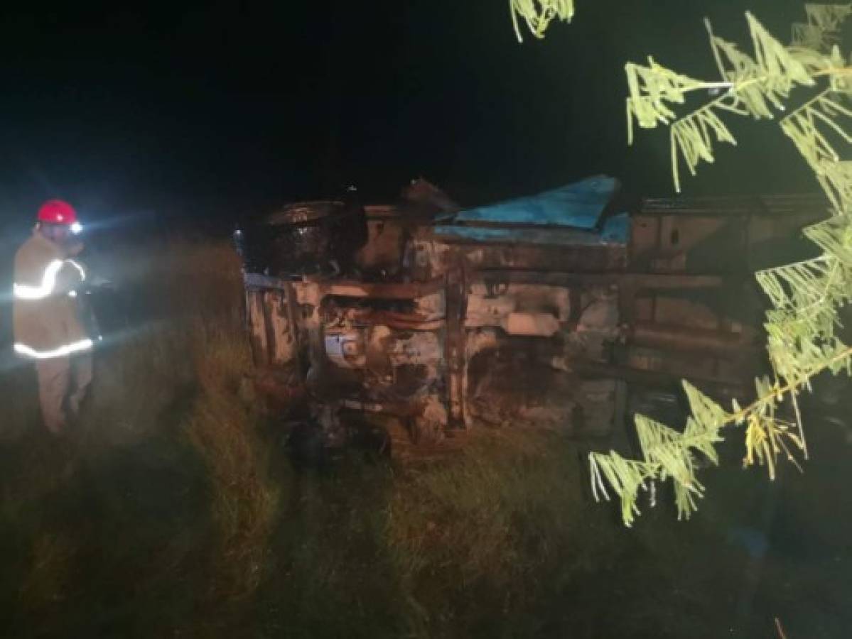 Una persona muerta deja accidente en la carretera hacia Olancho