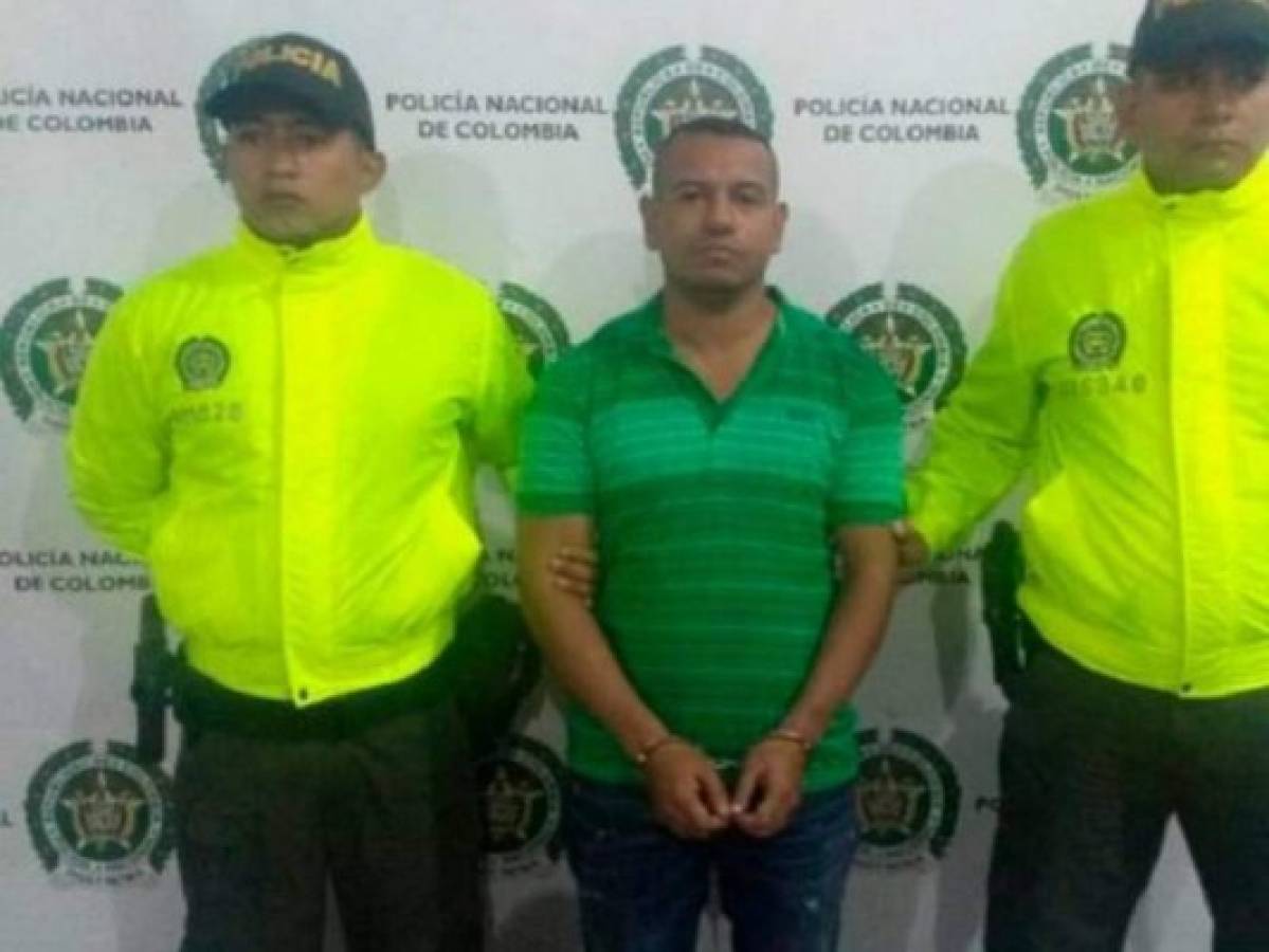 Capturan a narco colombiano 'Olindillo' pedido en extradición por EEUU 