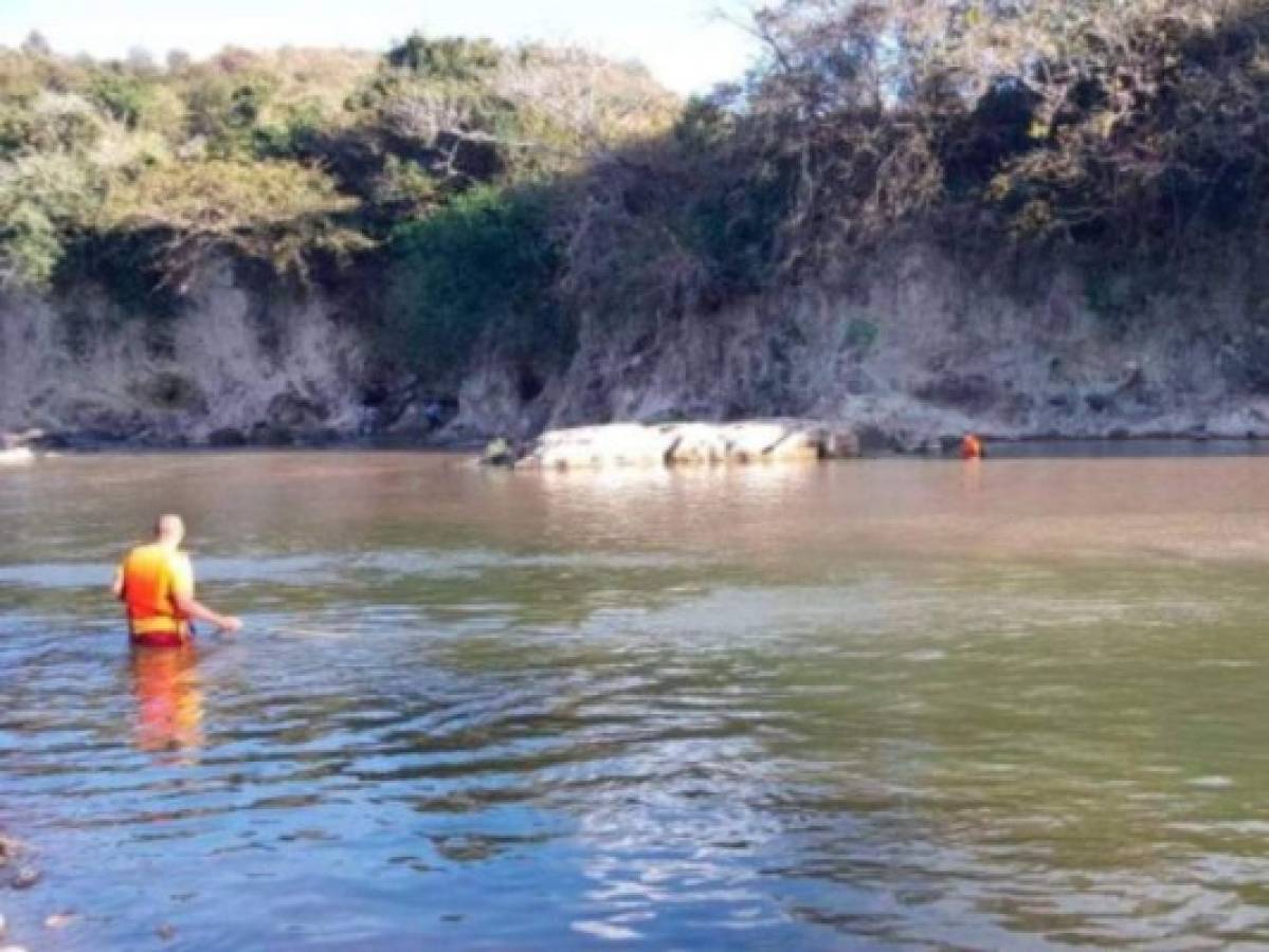 Padre e hija mueren ahogados en el río Lempa, al occidente de Honduras