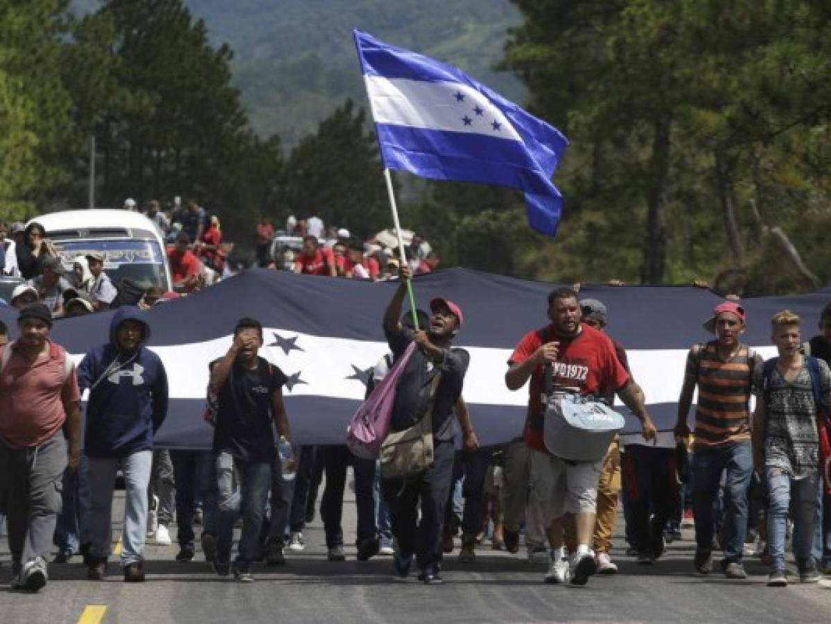 Piden en Guatemala garantizar derechos de caravana de migrantes hondureños