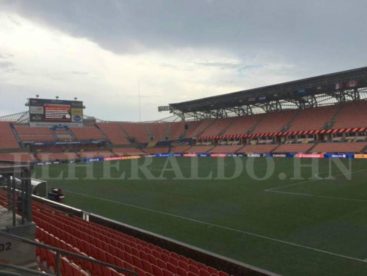El juego entre la Selección de Honduras y Guayana Francesa podría sufrir retrasos por anuncio de tormenta eléctrica