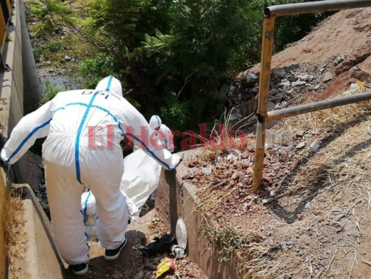 Hallan cadáver en estado de putrefacción en puente de El Chile en la capital