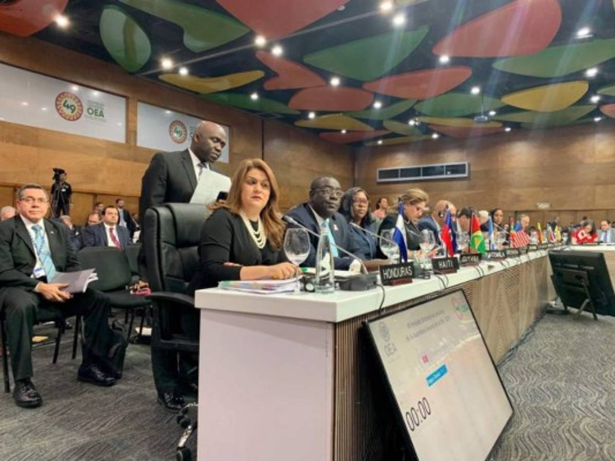 OEA elige a Honduras para la vicepresidencia de la 49 Asamblea General