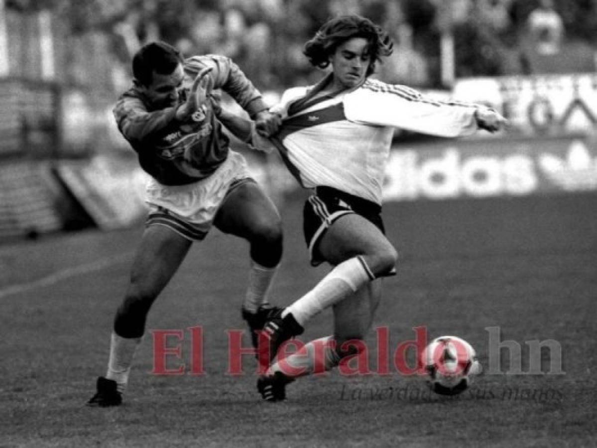 En 1991 debutó en River Plate en el Parque Patricios en un empate con el San Lorenzo. Foto: El Heraldo