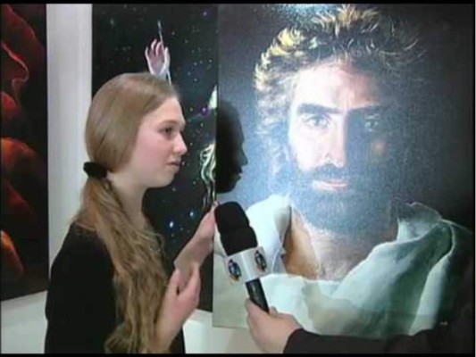 Akiane Kramarik, la niña que tuvo visiones y pintó 'el verdadero rostro de Jesús'