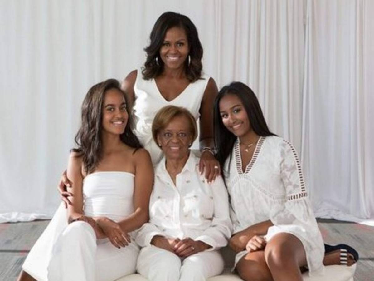 Sasha Obama lució hermosa en su fiesta de graduación