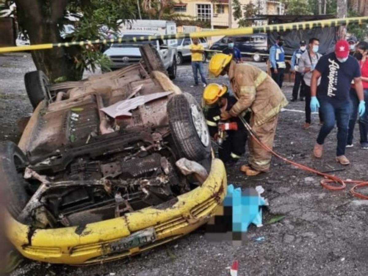 Mujer de 23 años muere en aparatoso accidente vial en La Ceiba