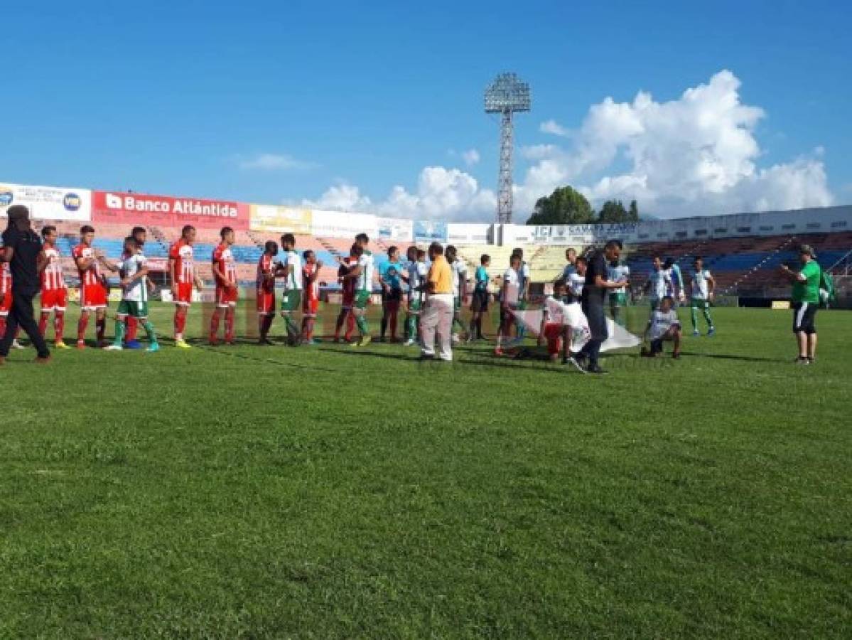 El Vida deja escapar dos puntos en La Ceiba tras empatar 1-1 ante Platense