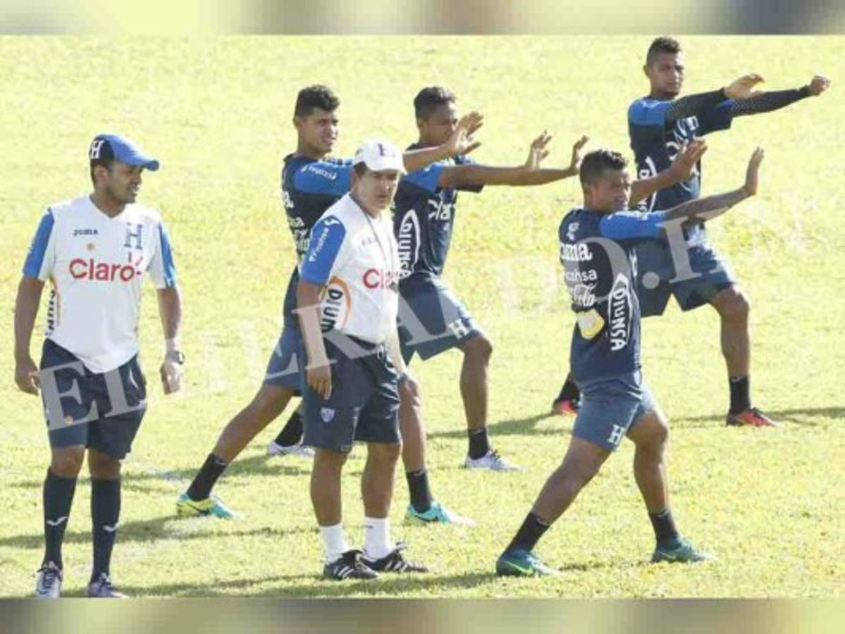 Penúltimo entreno de la Selección de Honduras antes de partir a Panamá