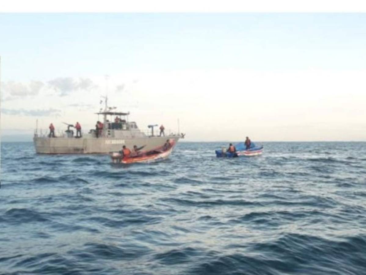 ﻿Detienen a cinco hondureños en aguas nicaragüenses por pesca ilegal