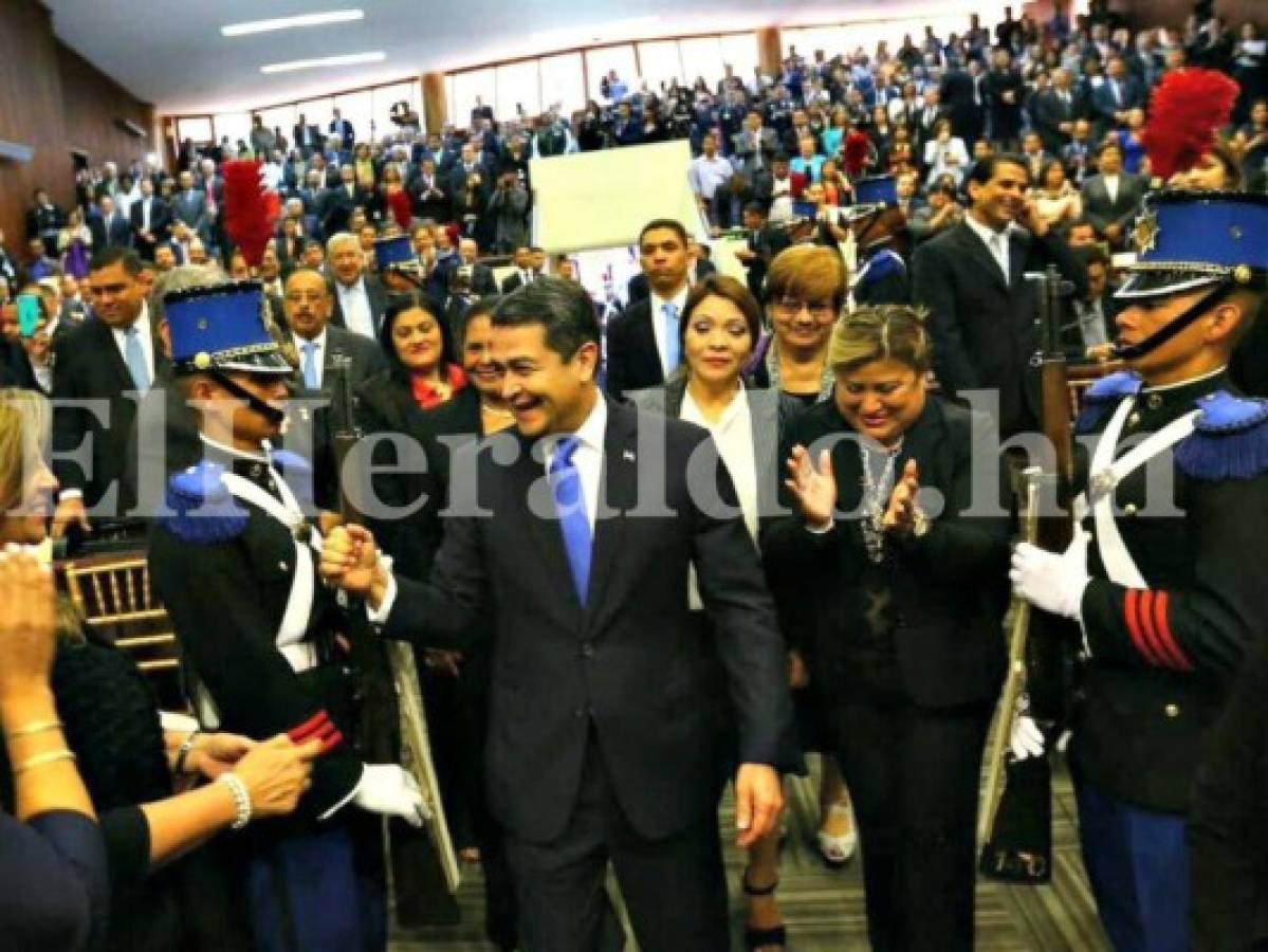 Presidente Hernández pidió al Congreso aprobar el paquete de reformas al Código Penal en la instalación de la Cuarta Legislatura