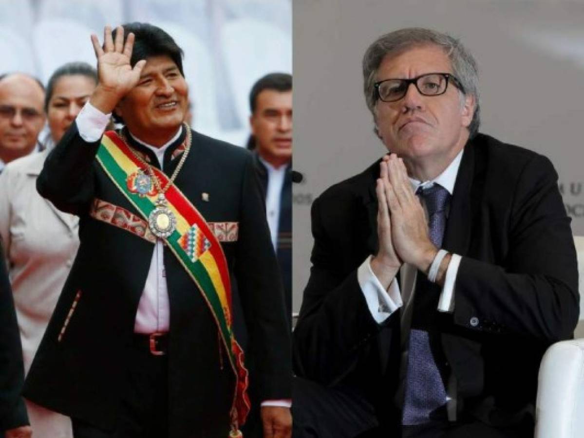 Evo Morales le dice 'doble moral” a Luis Almagro tras renuncia de Jiménez Mayor