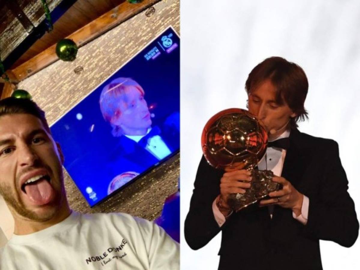 Así reaccionaron los compañeros de Luka Modric tras ganar el Balón de Oro 2018