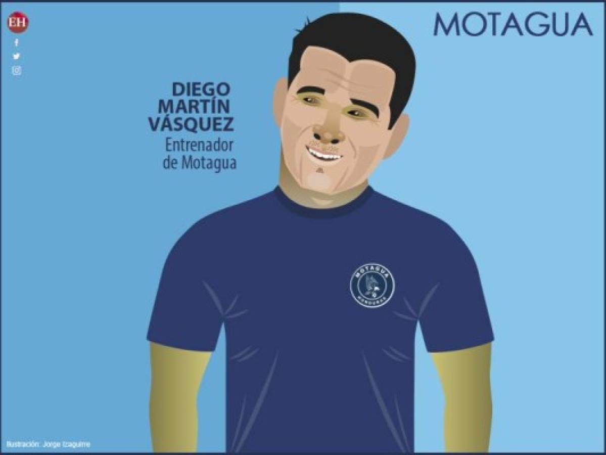 Diego Vazquez entrenador de los azules del Motagua. Foto: Ronal Aceituno / Grupo Opsa.