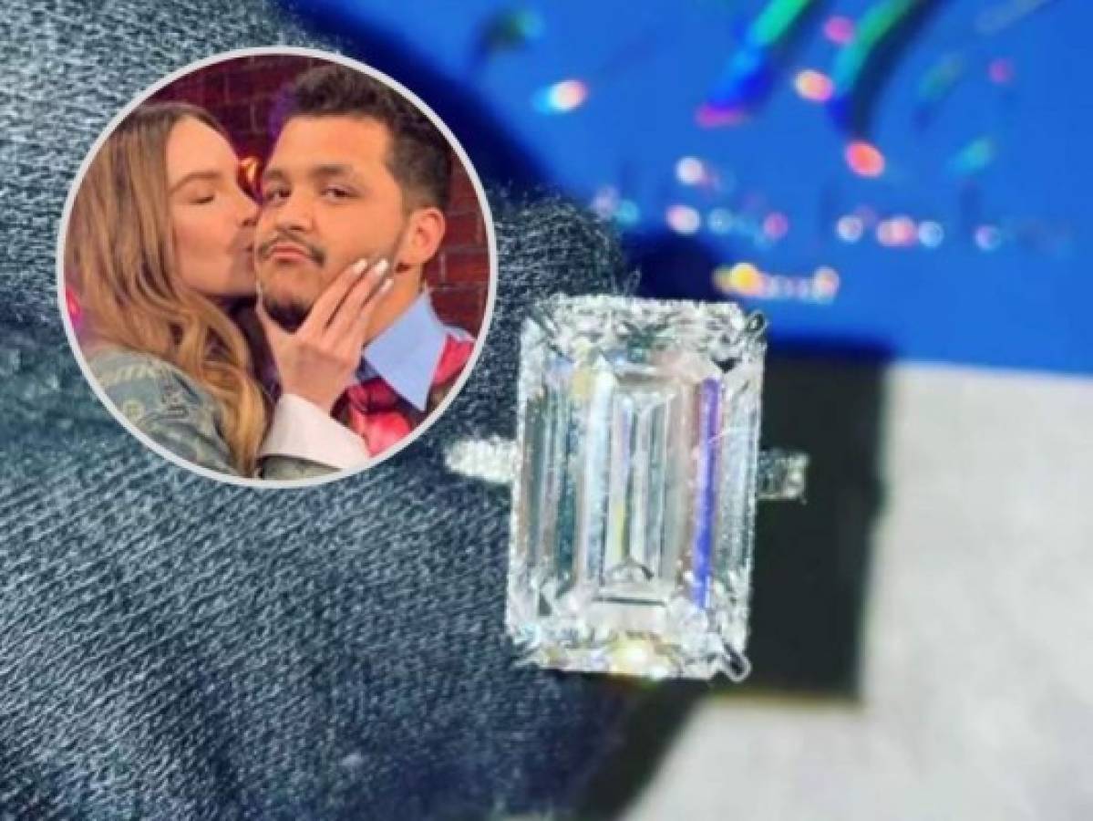 ¿Cuánto cuesta el anillo de matrimonio que Christian Nodal le dio a Belinda?