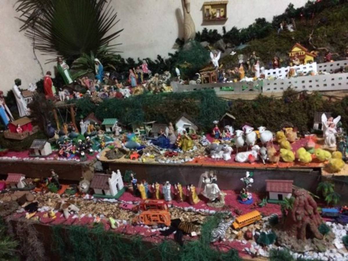 El nacimiento más grande de El Rosario, Talanga: una mezcla de armonía y herencias familiares