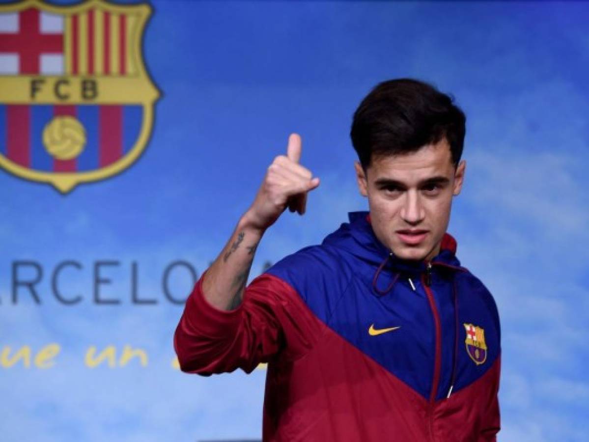 Las primeras palabras de Coutinho en su presentación oficial con el FC Barcelona