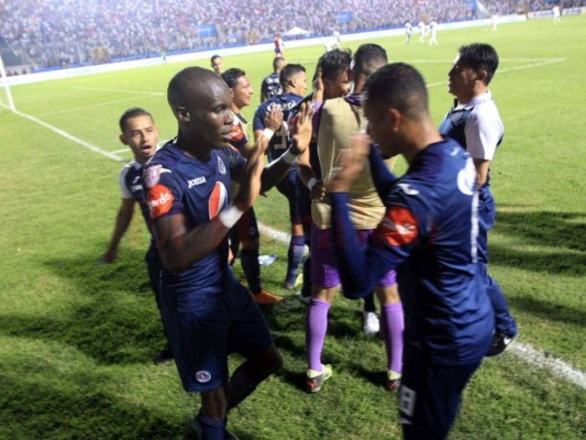 Final de ida del fútbol de Honduras: Motagua venció a Olimpia por primera vez en 2018