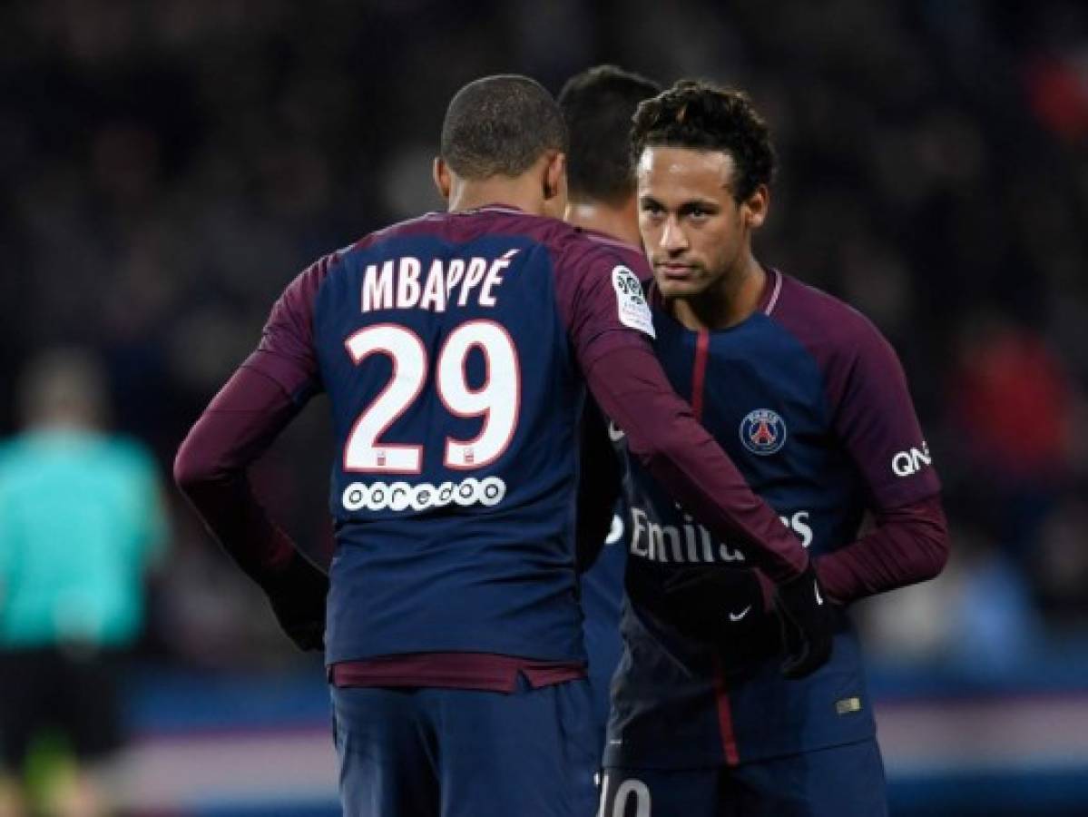Neymar y Mbappé son duda en el PSG para el duelo ante el Guingamp