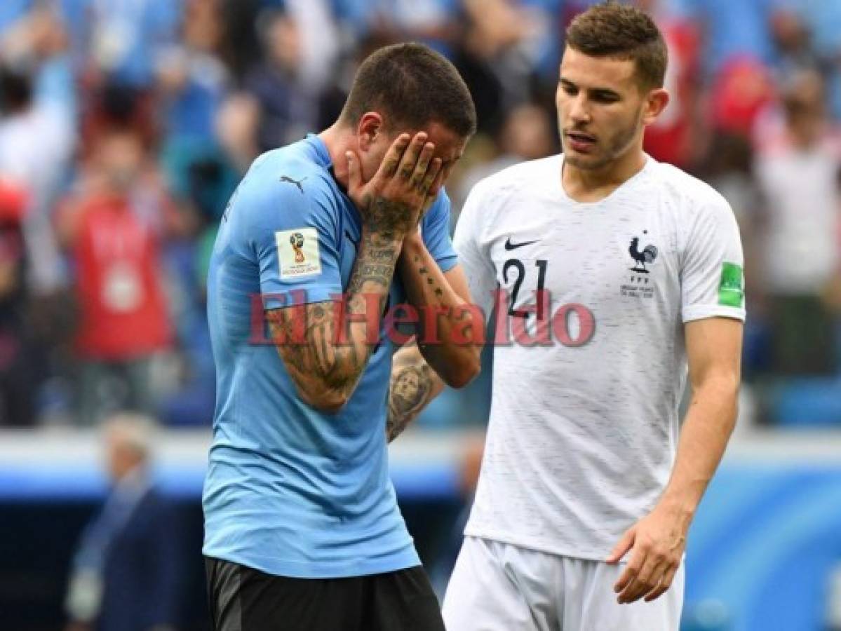 VÍDEO: Giménez rompe en llanto a cinco minutos del final de Uruguay y Francia