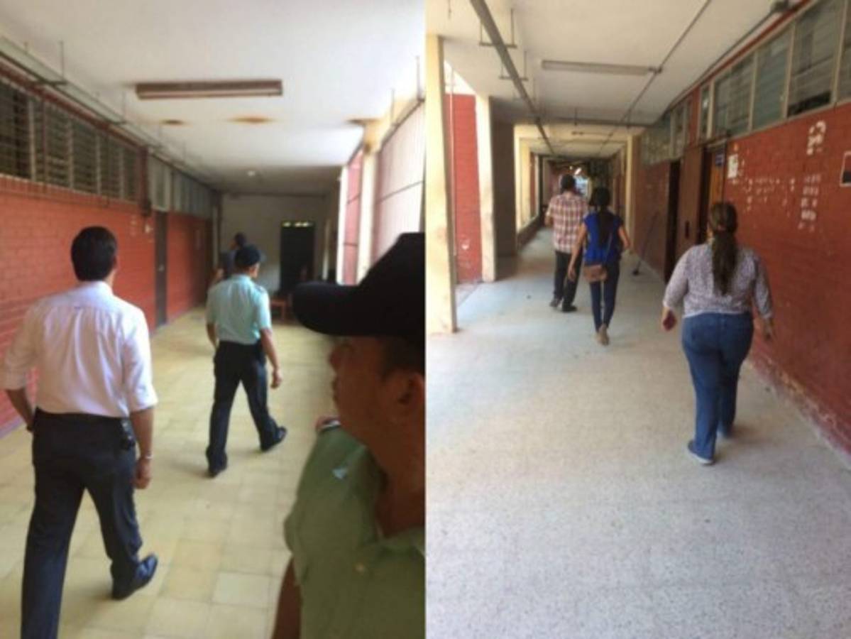 Miembros del MEU entregan edificios de la UNAH en Valle de Sula