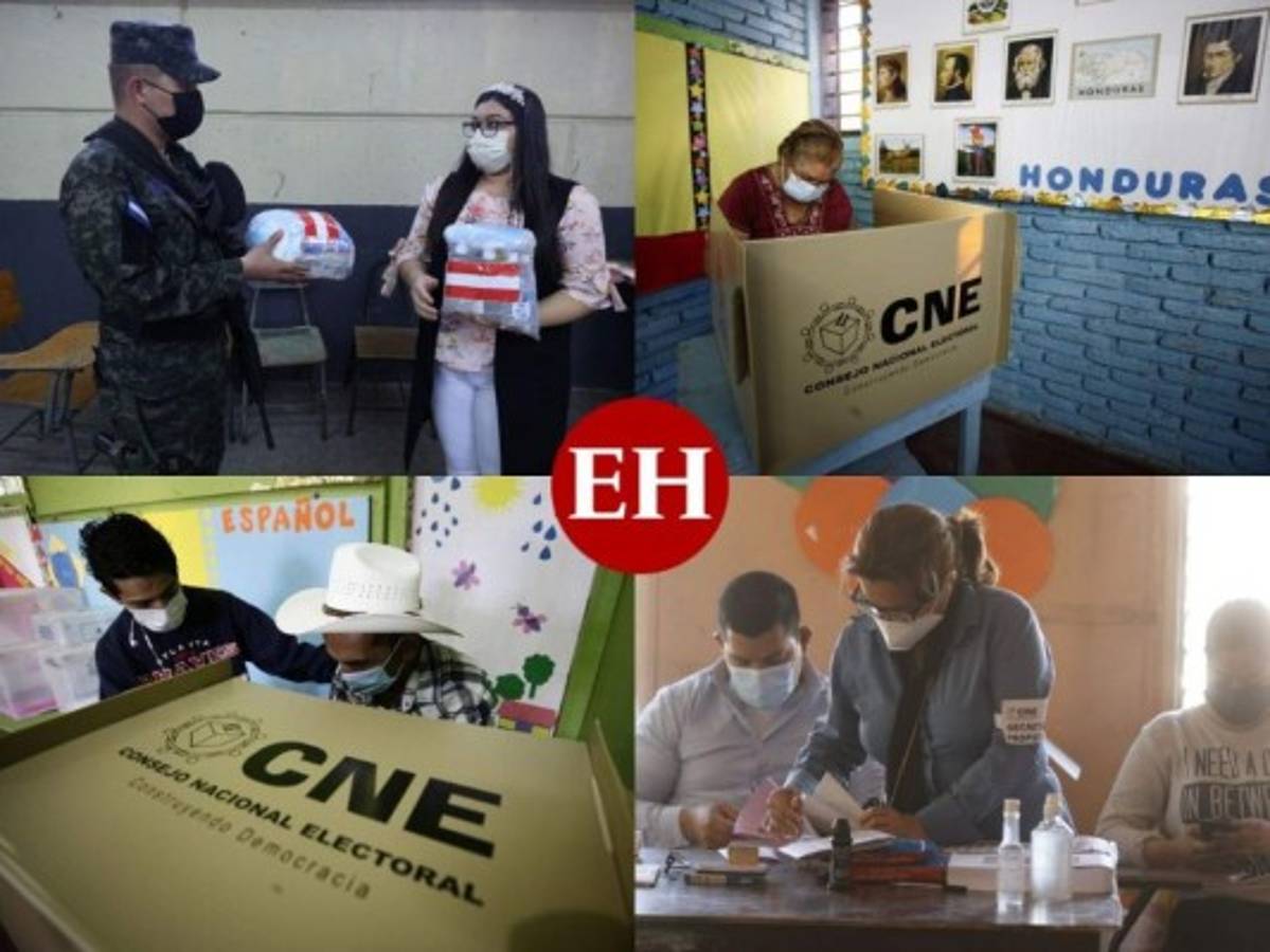 Con mascarillas y medidas de bioseguridad se desarrollan atípicas elecciones primarias (Fotos)