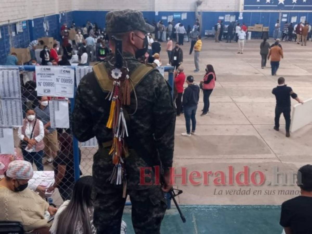 Con mascotas, aglomerados y estrenado sistema biométrico: Curiosidades del proceso electoral (FOTOS)