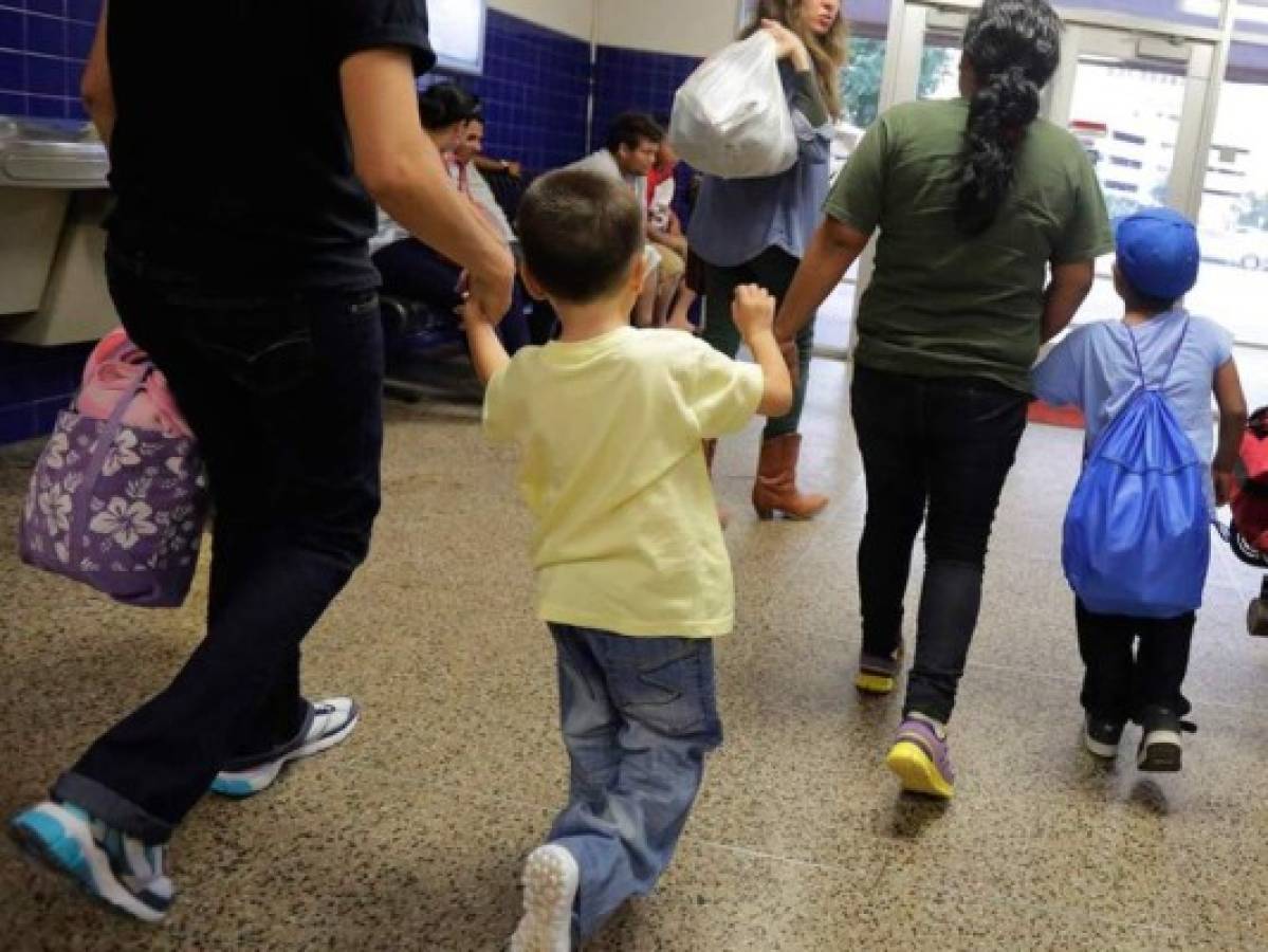 De cada seis niños hondureños detenidos en la frontera de EEUU, apenas uno ha sido devuelto a sus padres