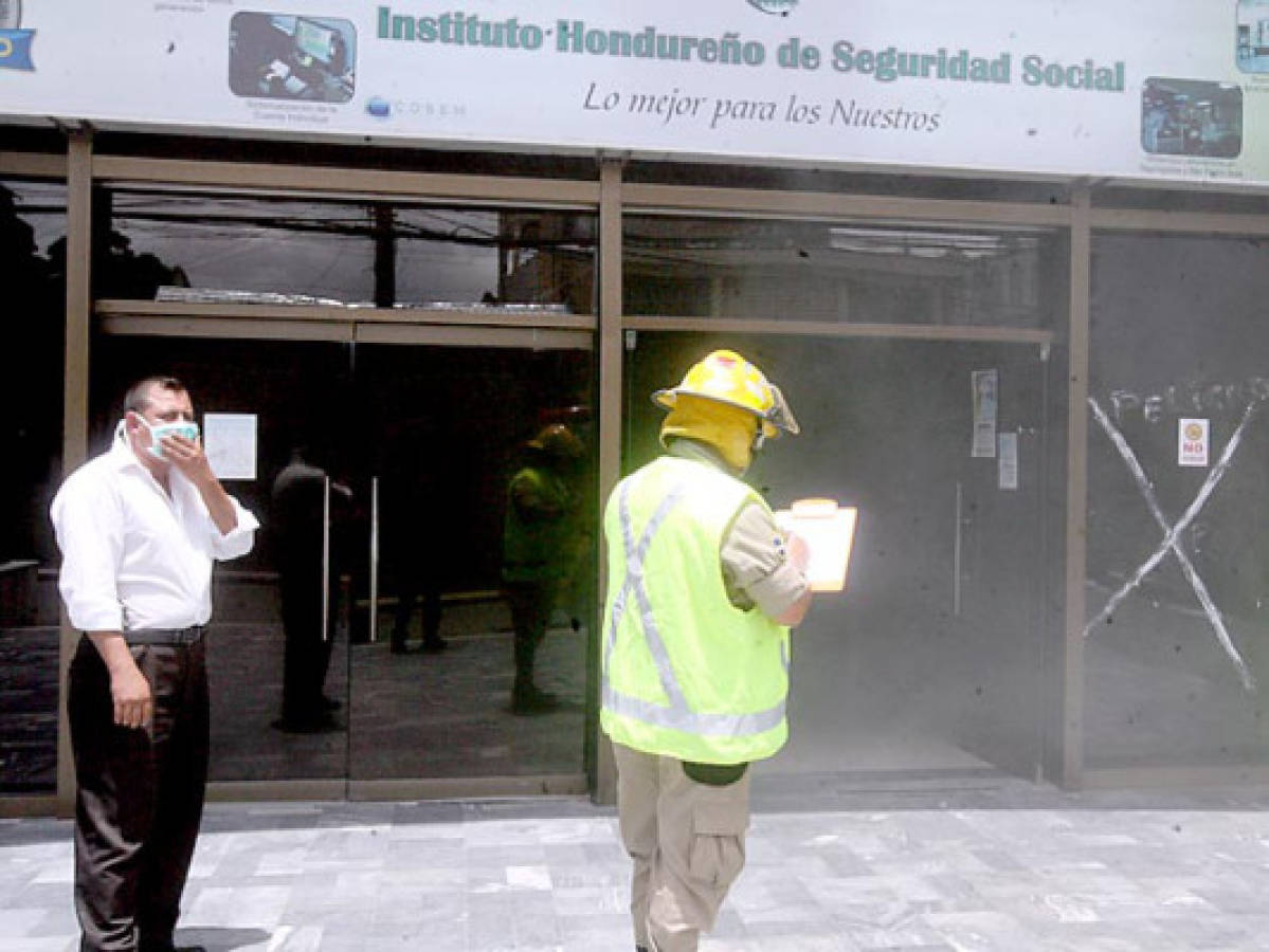 Simulacro de incendio provoca alarma en edificio del IHSS