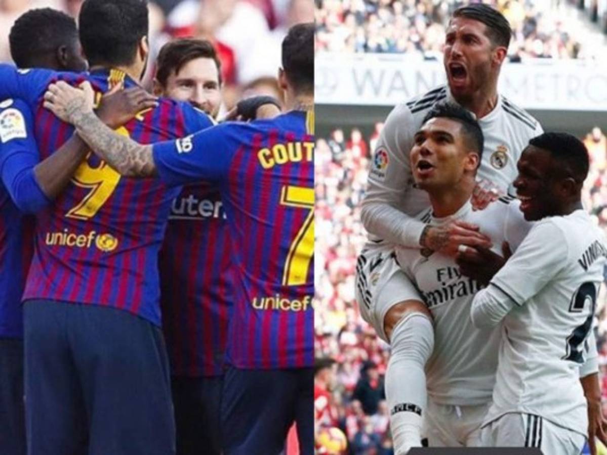 Barcelona venció 3-0 al Real Madrid y es finalista de la Copa del Rey en España