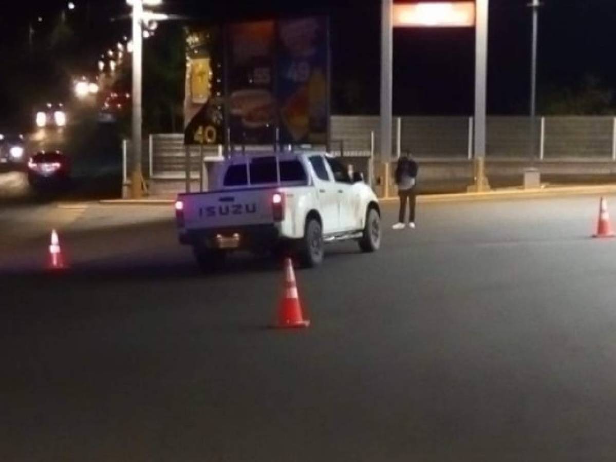 Hombre resulta herido tras atentado en una gasolinera en la carretera que conduce a Valle de Ángeles