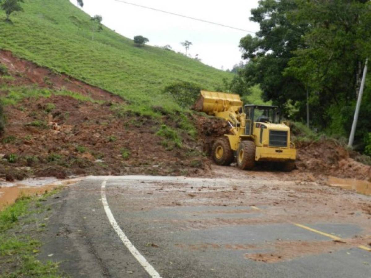 Incomunicados Olancho y El Paraíso por las lluvias del fin de semana