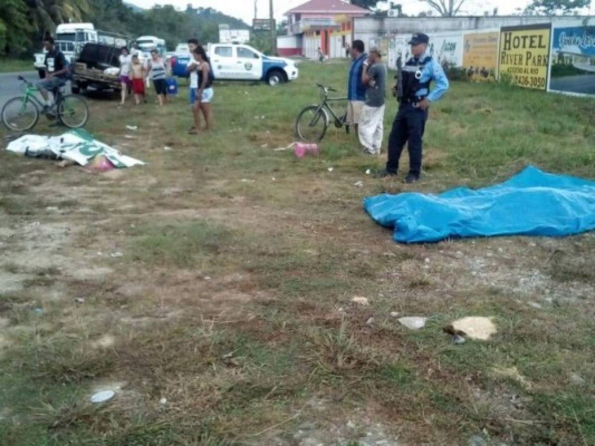 Honduras: Dos personas mueren atropelladas en Esparta, Atlántida