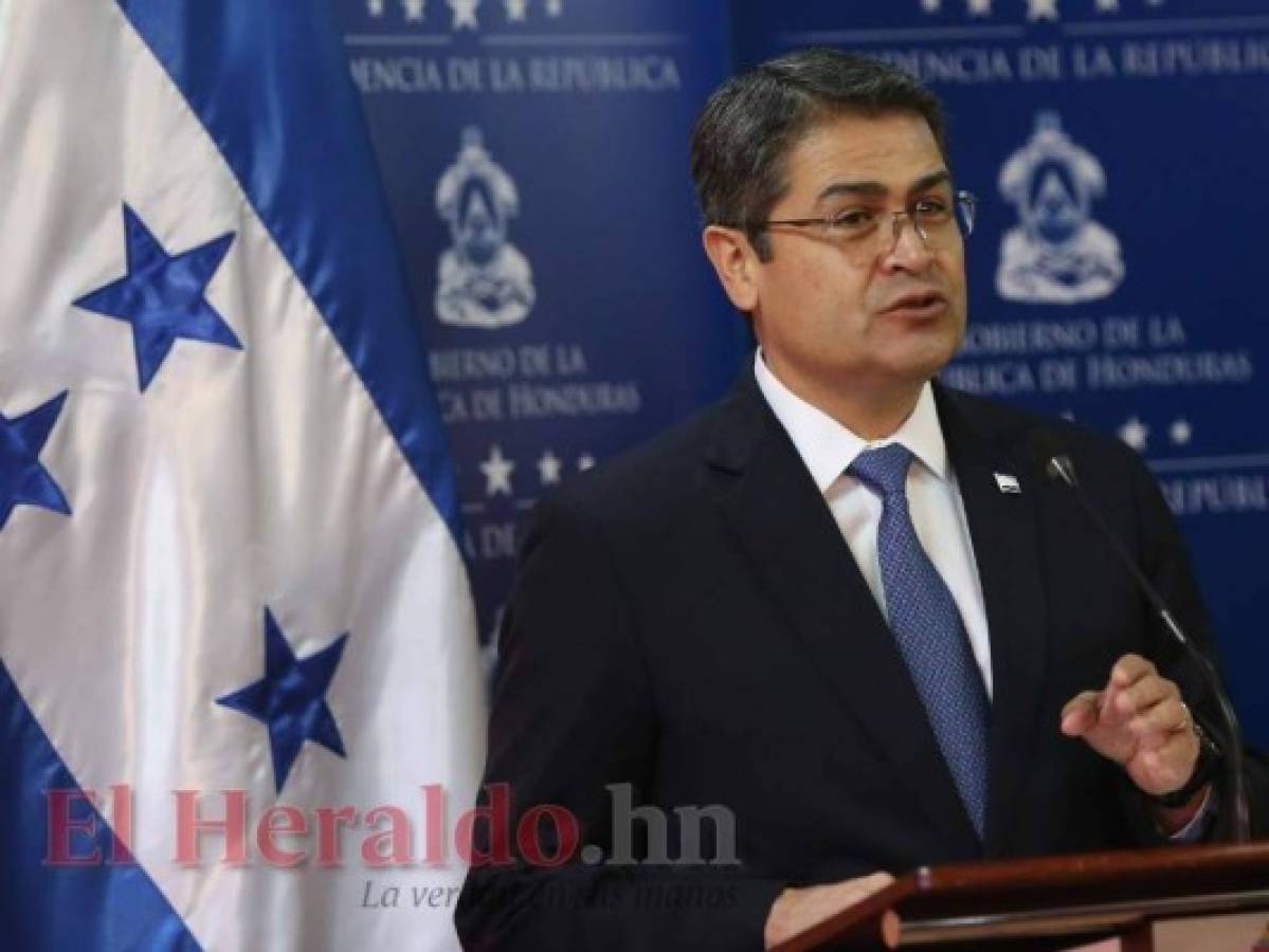 El presidente Juan Orlando Hernández dio a conocer las acciones contra el dengue. Foto: EL HERALDO.