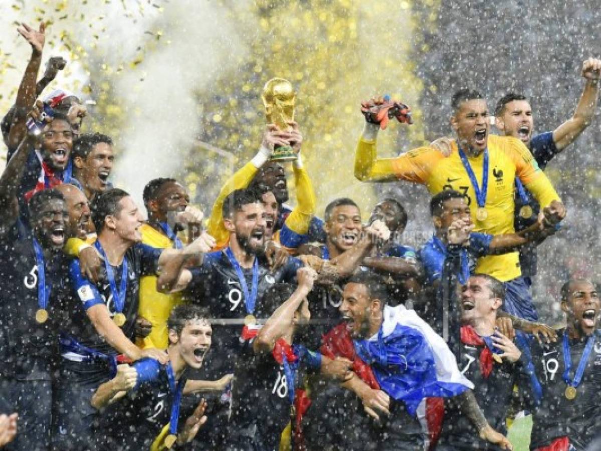 Campeón mundial Francia encabeza la clasificación de la FIFA 