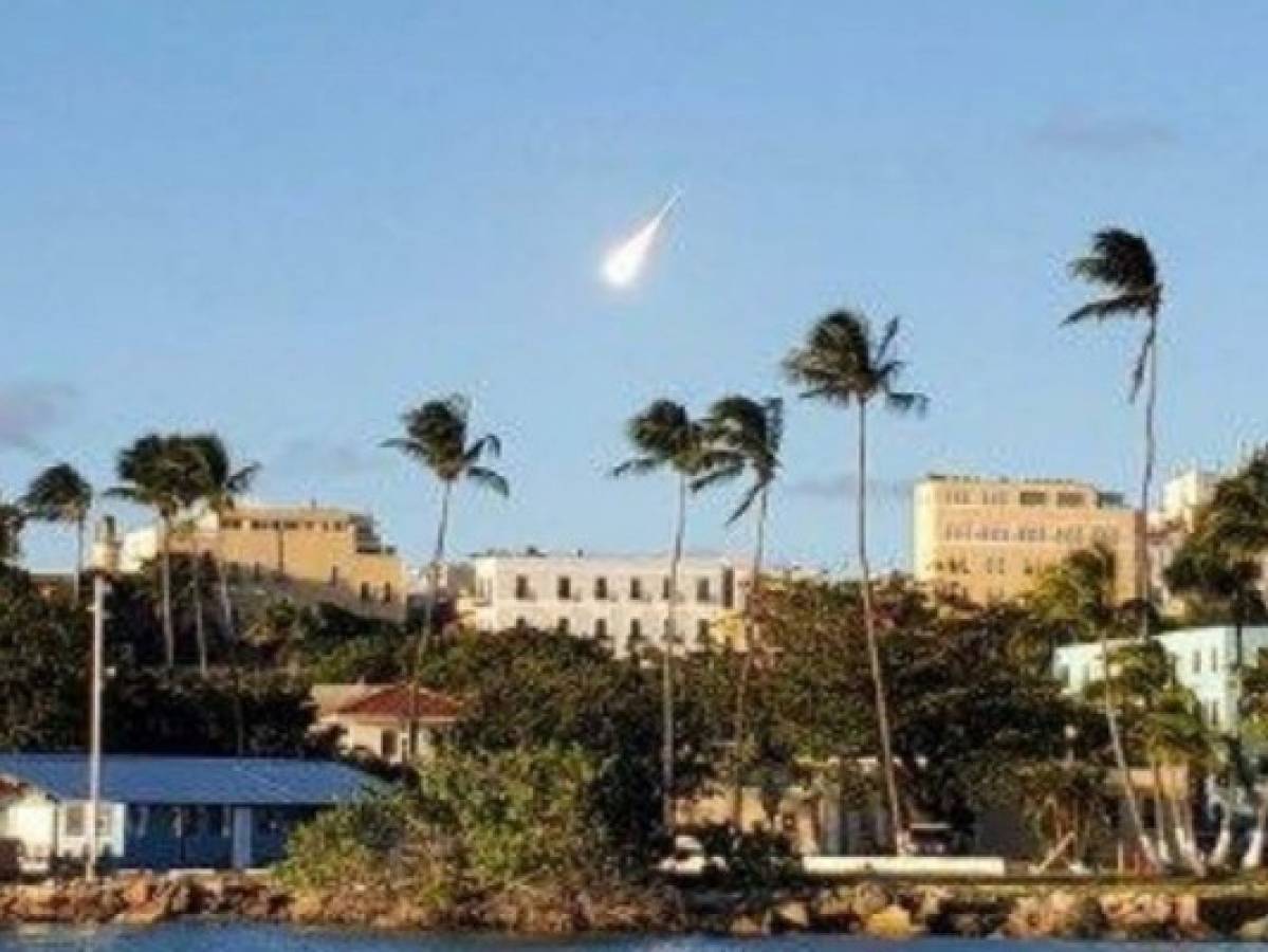 Meteorito cruza cielo de Puerto Rico, genera inquietud 
