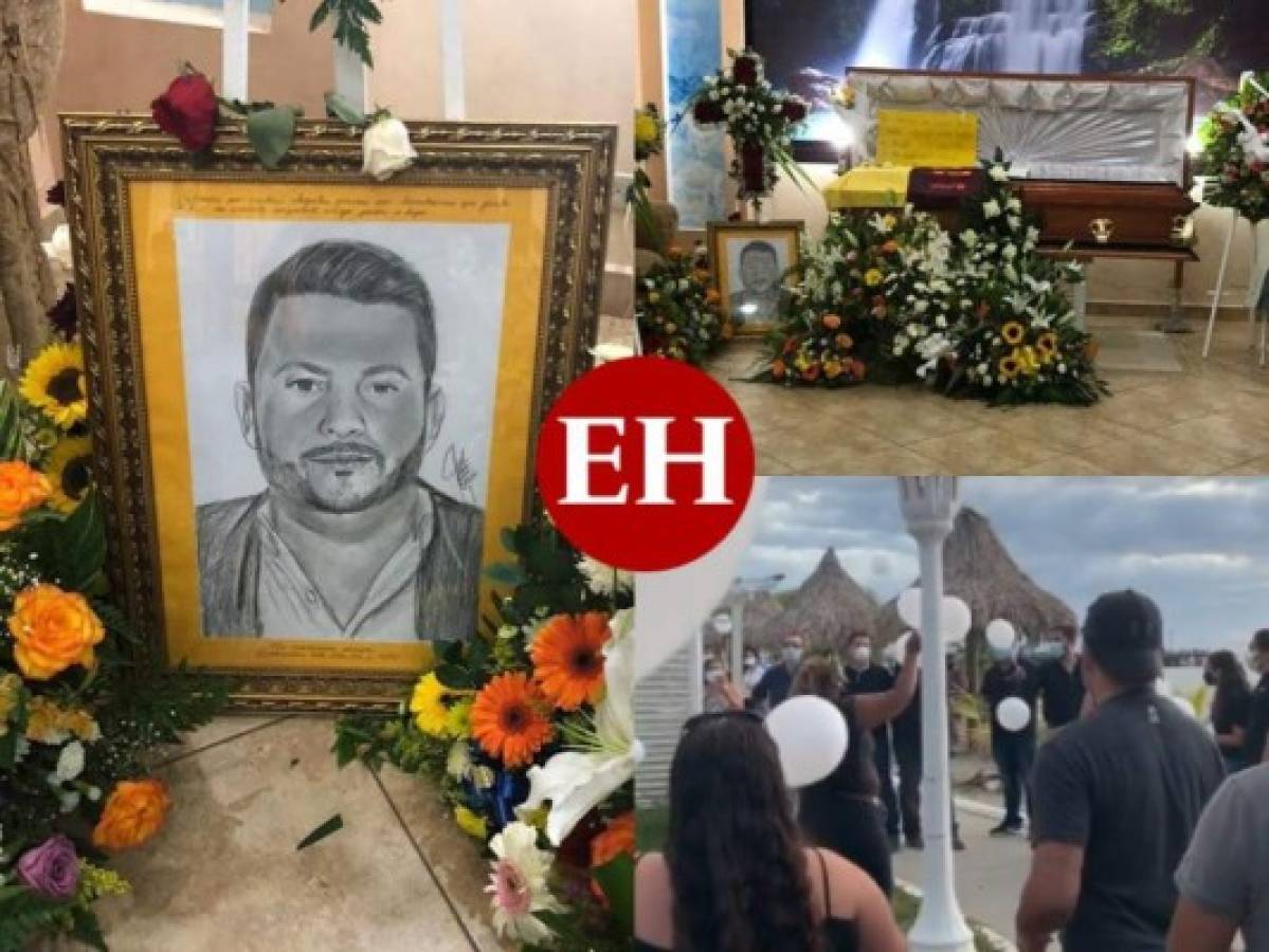 Doloroso adiós a German Vallecillo Jr, comunicador asesinado en La Ceiba