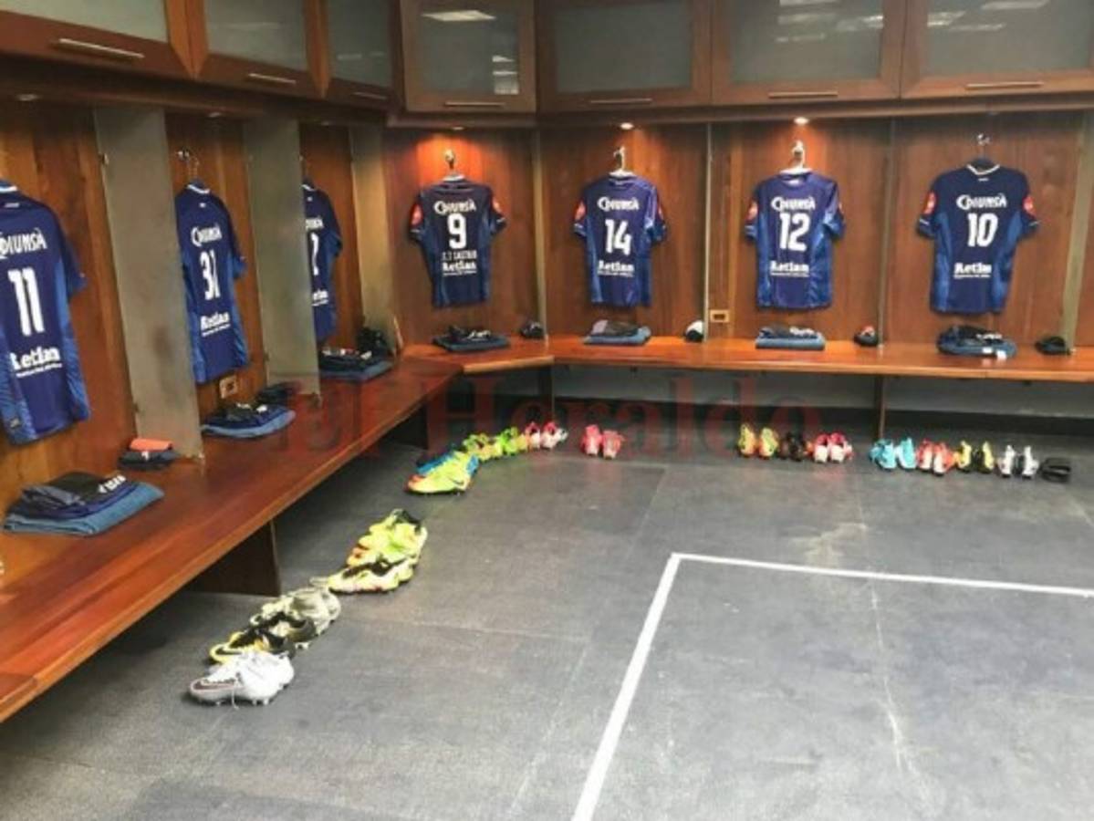 Algarabía en la llegada de Motagua al Nacional