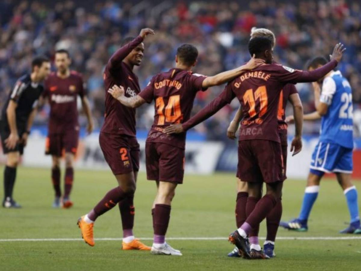 Con triplete de Messi, Barcelona consigue su título 25 en la Liga española