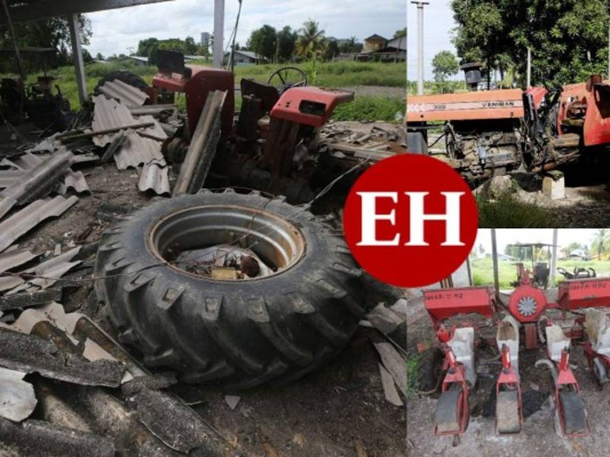 Chatarra, sobras y deshuesados: así quedaron los tractores Alba