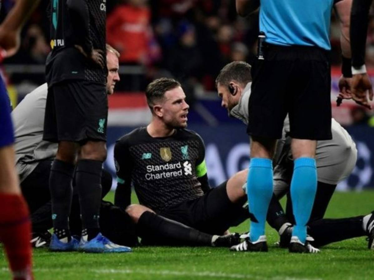 Capitán del Liverpool Jordan Henderson es baja para tres semanas