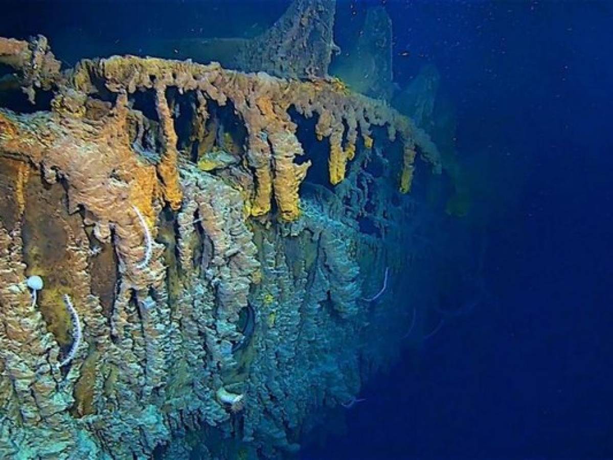 Revelan restos del Titanic por primera vez en 14 años