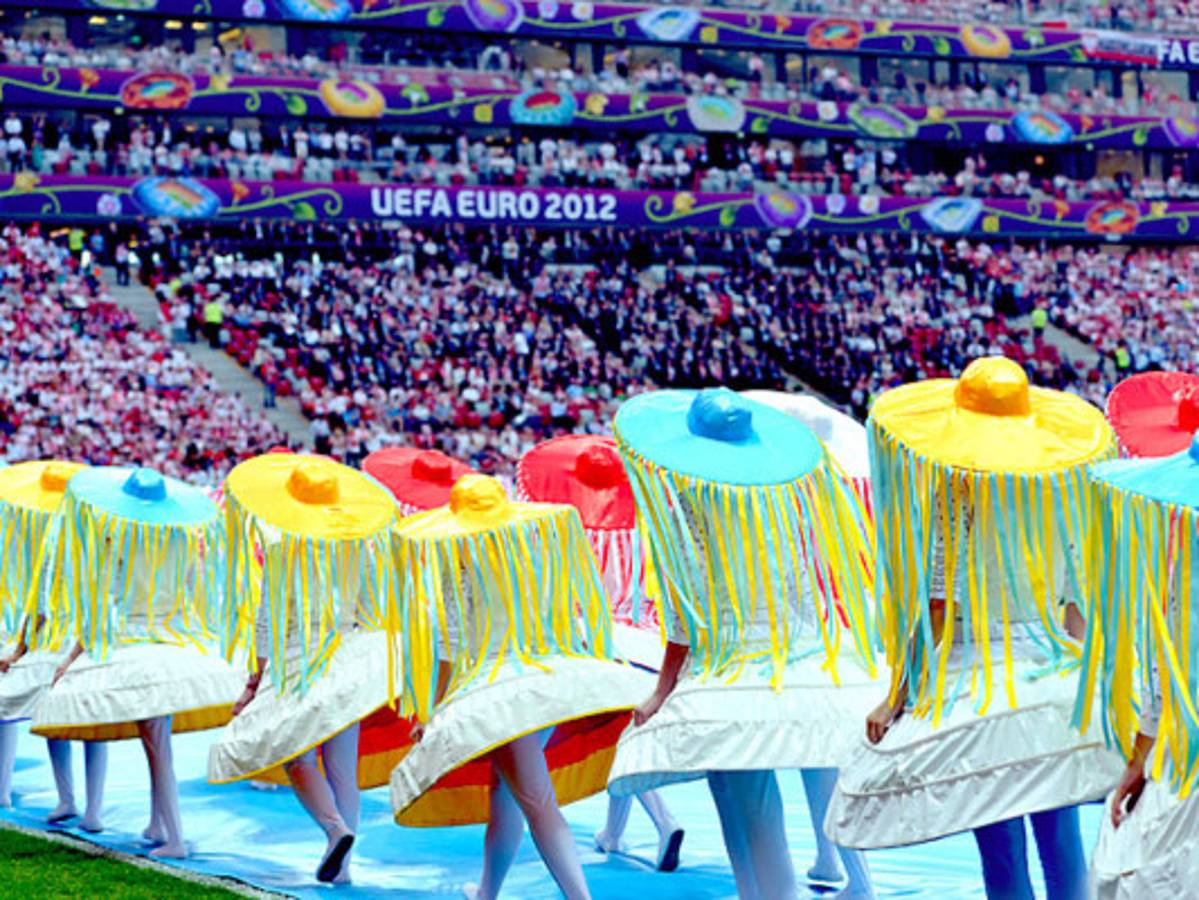 Las mejores imágenes de la inauguración de la Eurocopa 2012