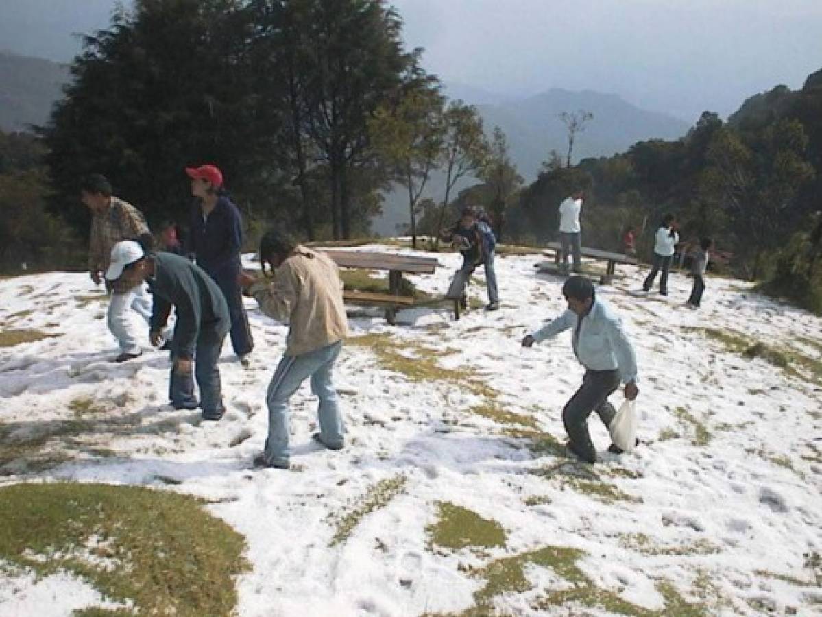 La falsa nevada en Honduras que se viralizó en redes