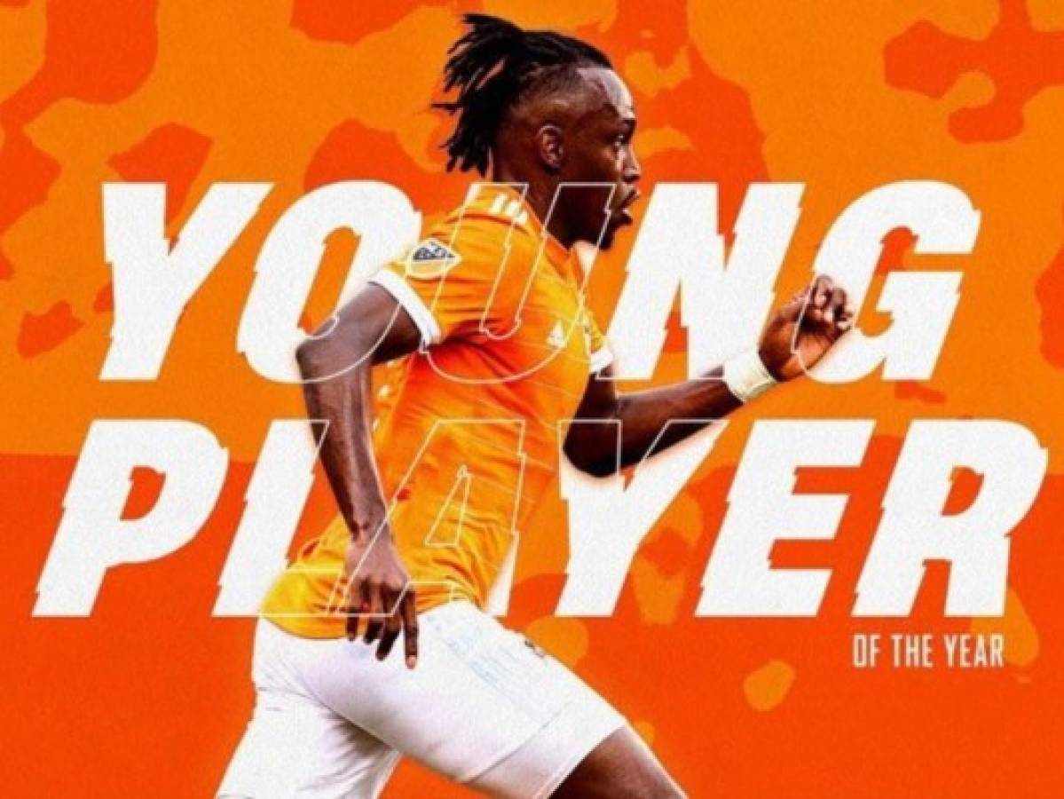 Alberth Elis es elegido mejor jugador joven del Houston Dynamo