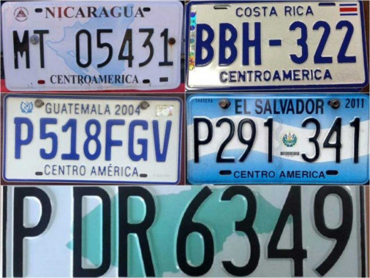 Honduras es el país de la región que marca la diferencia con frase en sus placas vehiculares