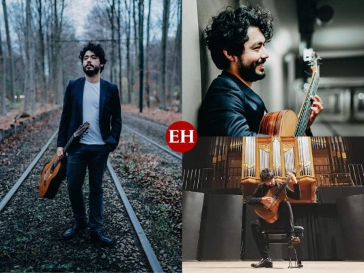 Guitarrista hondureño lanza disco musical y conquista Bélgica con su talento